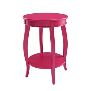 Powell Pop and Rock Bubblegum Round Table with Shelf