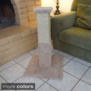New Cat Condos Premier 34-inch Solid Wood Scratching Post
