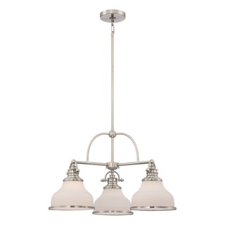 Quoizel Grant 3-light Dinette Chandelier with Glass Shades