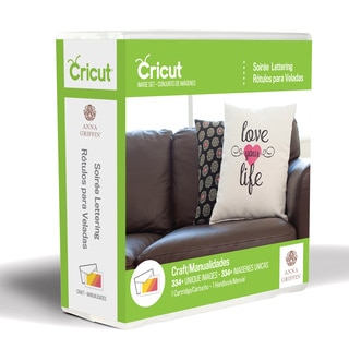Cricut 'Soiree' Font Cartridge Lettering by Anna Griffin
