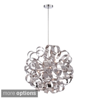 Quoizel Ribbons Curled Steel 12-light Pendant