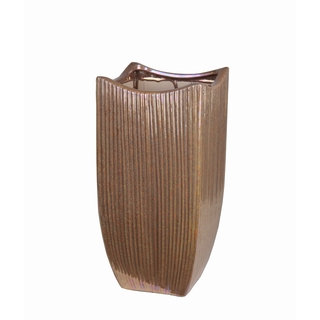 Medium Copper Ceramic Vase
