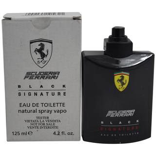Ferrari Scuderia Black Signature Men's 4.2-ounce Eau de Toilette Spray (Tester)