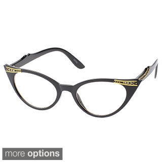 EPIC Eyewear 'Agoura' Cat-eye Clear-lens Fashion Sunglasses