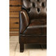 Abbyson Alessio Hand-rubbed Bonded Leather Sofa - Thumbnail 1