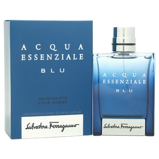 Salvatore Ferragamo Acqua Essenziale Blu Men's 3.4-ounce Eau de Toilette Spray