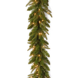 9' x 10" "Feel-Real" Fraser Grande Garland with 100 Clear Lights
