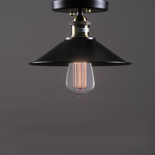 Candice 1-light Black Edison Lamp with Bulb