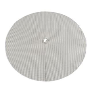 Houndstooth Storm Twill 53-inch Round Tree Skirt