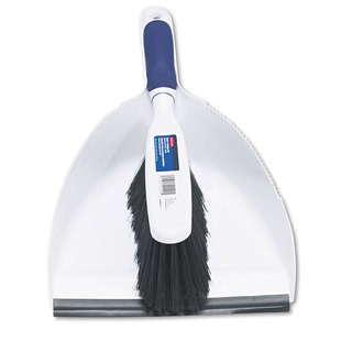 Rubbermaid Commercial White Duster Brush with Plastic Dustpan