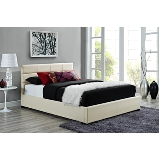 DHP Modena Creme Upholstered Bed