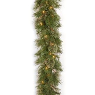 Atlanta Spruce 9-foot Garland with 50 Clear Lights