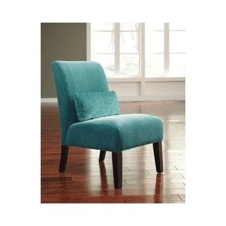 Signature Design by Ashley Annora Teal Accent Chair