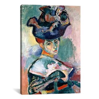 iCanvas Henri Matisse 'Woman in a Hat (1905)' Canvas Print Wall Art