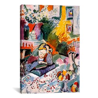 iCanvas Henri Matisse 'Interior With a Young Girl (1906)' Canvas Print Wall Art