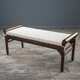 Nelson Wood Bench with Cushion by Christopher Knight Home