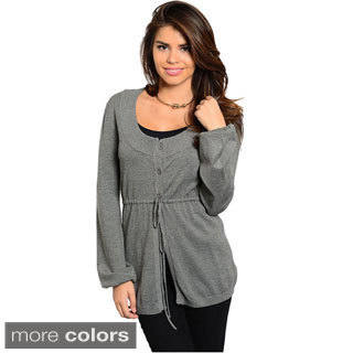 Shop The Trends Women's Drawstring-waist Sweater