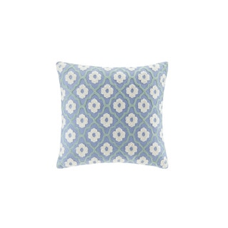 Echo Design Kamala Square Chain Stitching Embroidered Throw Pillow