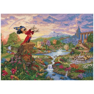 Disney Dreams Collection By Thomas Kinkade Fantasia-16"X12" 28 Count