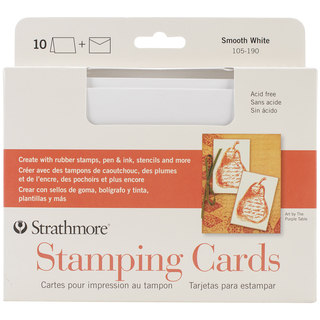 Strathmore Cards & Envelopes 5X7 10/Pkg-Stamping