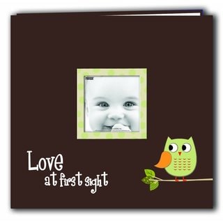 Pioneer Postbound Green Baby Owl Memory Book (12x12)
