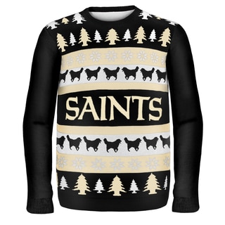 Forever Collectibles NFL New Orleans Saints One Too Many Ugly Sweater