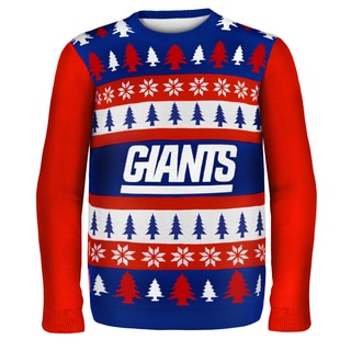Forever Collectibles NFL New York Giants One Too Many Ugly Sweater