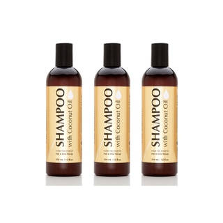 Delon 12-ounce Shampoo with Coconut Oil (Pack of 3)