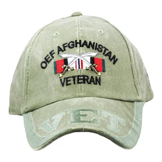 OEF Operation Enduring Freedom Afghanistan Veteran Cap