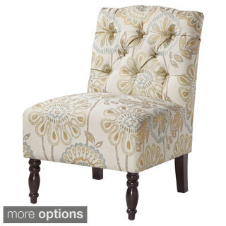 Madison Park Lola Tufted Armless Chair
