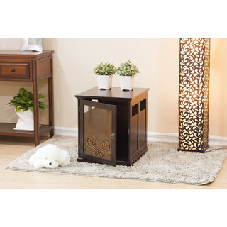 Fargo Small Dog Furniture/Table Crate by Elegant Home Fashions