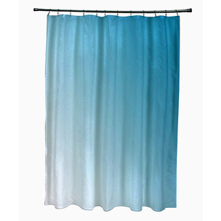 71 x 74-inch Peacock Ombre Shower Curtain