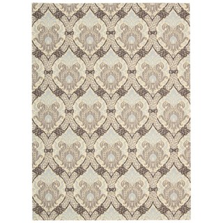 Waverly Treasures Dress Up Damask Birch Area Rug by Nourison (5' x 7')