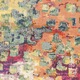 Safavieh Monaco Abstract Watercolor Pink/ Multi Distressed Rug (6'7 x 9'2) - Thumbnail 6