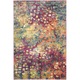 Safavieh Monaco Abstract Watercolor Pink/ Multi Distressed Rug (6'7 x 9'2) - Thumbnail 5