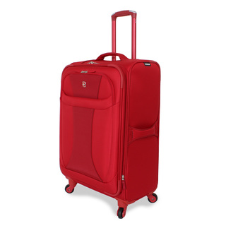 Wenger Lightweight Red 24-inch Spinner Upright Suitcase