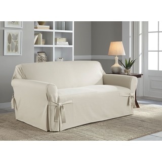 Tailor Fit Relaxed Fit Cotton Duck Loveseat Slipcover