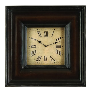 Rectangular Shape Wood Clock
