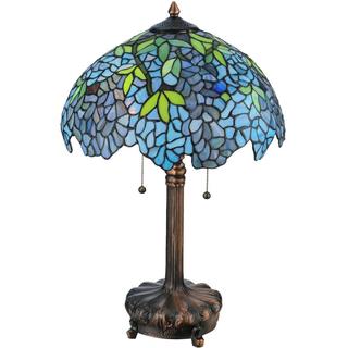 25-inch Tiffany-style Wisteria Table Lamp