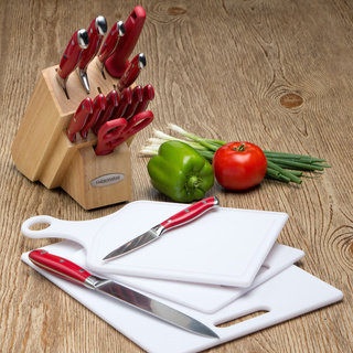 Farberware Pro Forged 15-piece Cutlery Set With 3 Bonus Cutting Boards