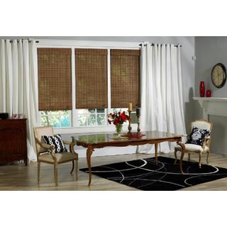 Victoria Hills Collection Bamboo Roman Shade in Natural Finish