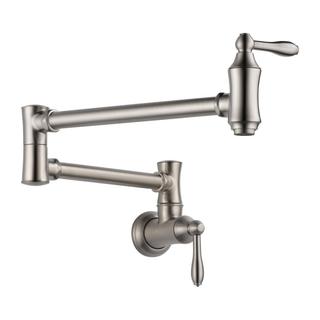 Delta Traditional Wall Mount Pot Filler 1177LF-SS Stainless
