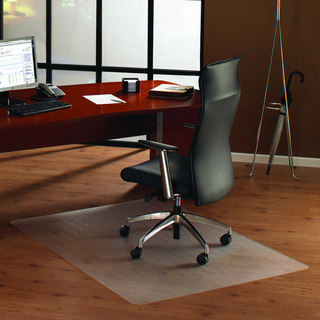 Floortex Cleartex Anti-Slip Ultimat Rectangular Chairmat for Polished Hard Floors (3'11 x 2'11)
