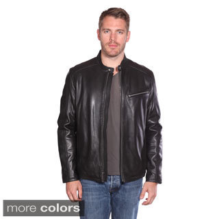 Christian Reed Men's Stanton Leather Moto Jacket