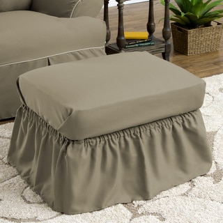 Tailor Fit Relaxed Fit Twill Ruffled Ottoman Slipcover