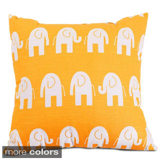 Ellie Elephant Pattern 24 x 24-inch Extra Large Pillow