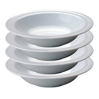 BergHOFF Hotel Line 6.25-inch White Fruit Dishes (Set of 4)