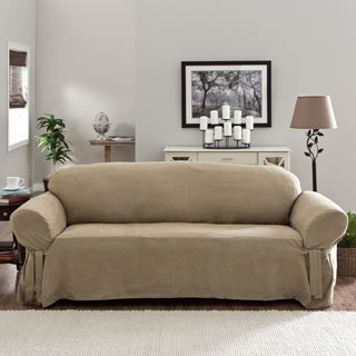 Tailor Fit Relaxed Fit Smooth Suede Sofa Slipcover