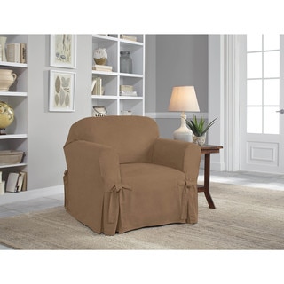 Tailor Fit Relaxed Fit Smooth Suede Chair Slipcover