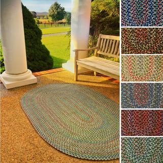 Rhody Rug Katie Indoor/ Outdoor Reversible Braided Rug (4' x 6')